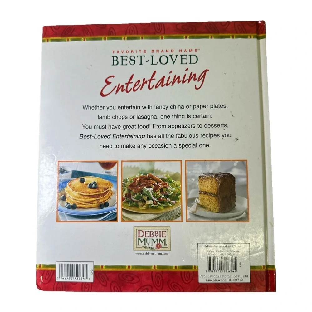 Best-Loved Entertaining by Debbie Mumm